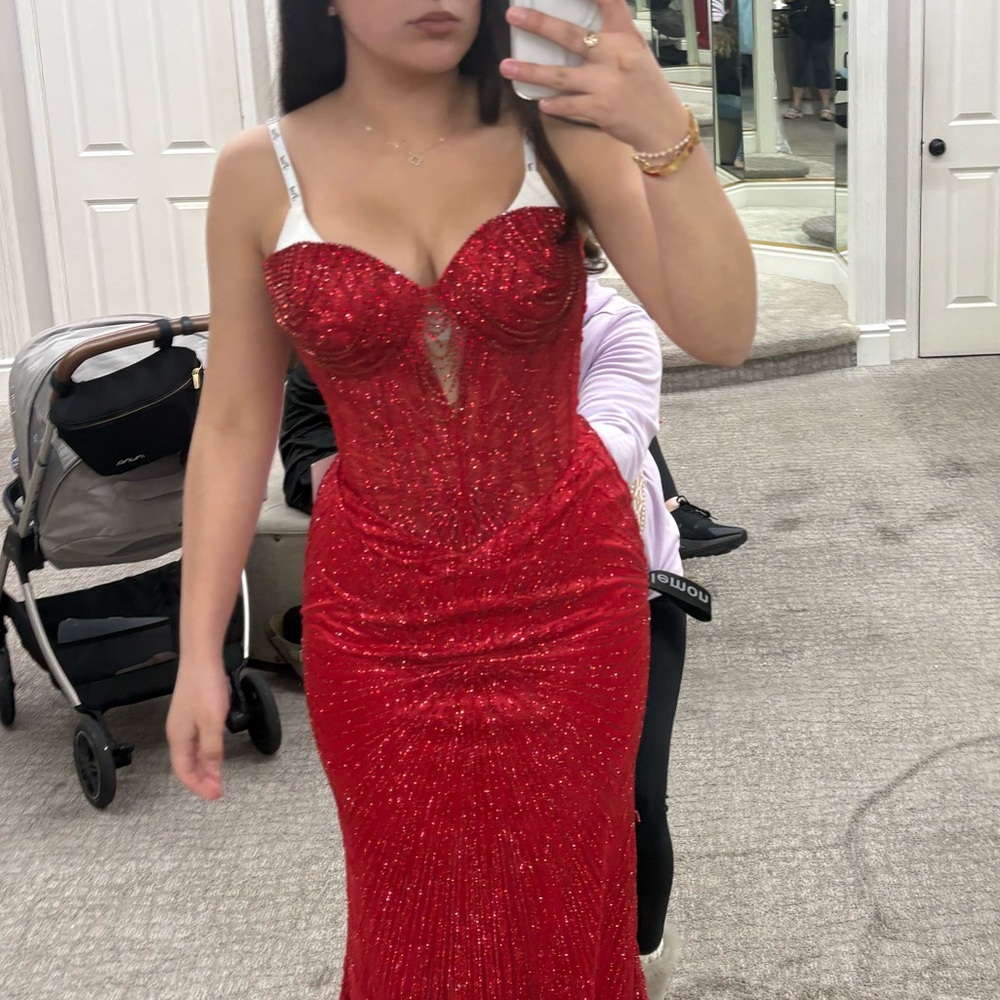 Red dress